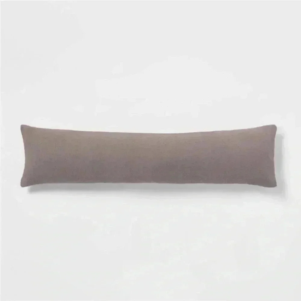 NWOT Lumbar Boucle Color‎ Blocked Decorative
Throw Pillow Dark Gray - Threshold